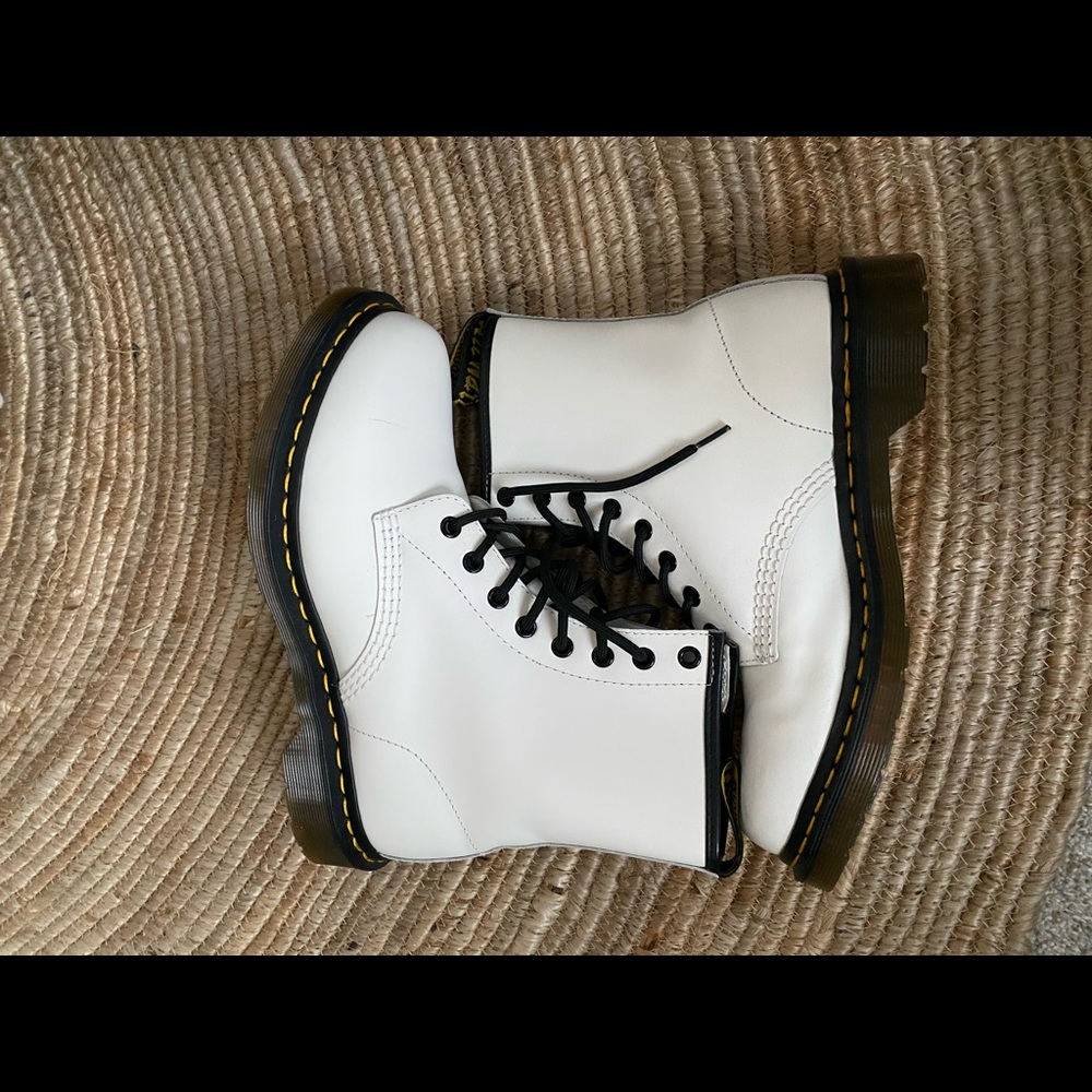 White Dr. martens